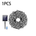 Solar LED string lights outdoor waterproof remote control starry fairy lights for garden party - 200 LEDs 20m Solar Remote Control Style / White