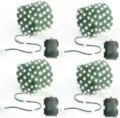 Outdoor waterproof LED string lights with battery box, perfect for garden and holiday decor. - 5M Dark Green Wire / White