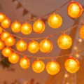 Orange slice LED string lights, cute fruit fairy lights for room decor and summer parties. - Battery Box Version / Orange Lemon