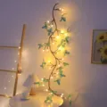 LED butterfly vine string light bendable branch fairy lights for indoor wall decor room atmosphere - USB Steady On / Blue Butterfly Lights (1.6m 36 LEDs)