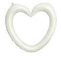 Ivory heart-shaped hollow foil balloon frame for wedding party photo props and decor - Heart Frame Cream
