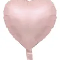 Elegant matte rose pink heart-shaped aluminum foil balloon for party wedding decoration - Heart / 18 Inch / Retro Pink