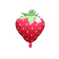 Matte strawberry shaped aluminum foil balloon for party decoration and photo props - Strawberry / Matte Strawberry Red