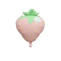 Matte pink strawberry foil balloon in Korean vintage style for party decoration - Matte Strawberry / Approx. 48x60cm / Matte Light Pink
