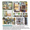 Coffret cadeau papeterie vintage Van Gogh avec carnet A6 et autocollants washi. - Ensemble de 155 Pièces / Art Van Gogh