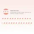 Nastro Adesivo Washi Mokard Design Pizzo Fragola Dolce Decorazione per Scrapbooking - Orlo della Gonna Dolce