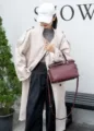 Large capacity genuine leather Kelly tote bag for women, stylish top layer cowhide crossbody handbag. - Burgundy