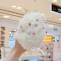 Portachiavi peluche pecora carino, morbido agnello giocattolo pendente per regalo zaino donna. - Corda colorata da 11cm / Stile Vista Laterale