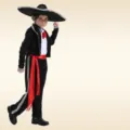 Παιδική Μεξικανική Στολή Mariachi για Αγόρια Πάρτι Παράσταση με Καπέλο και Ζώνη - Ένα μέγεθος / Καπέλο με φαρδύ γείσο