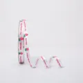 Nastro in raso Festa della Mamma 1cm per confezionamento bouquet e decorazioni fai da te. - 1cm*20 Yard / Bianco Rosso