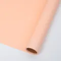 Peach pink waterproof floral wrapping paper roll, solid color bouquet DIY craft material. - Cream Champagne / 58cm*10m/Roll