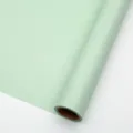 Light green floral wrapping paper roll, solid color waterproof bouquet packing material. - Light Pea Green / 58cm*10m/Roll