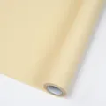 Roll waterproof floral wrapping paper, solid cream color bouquet packaging material SKU. - Milk Yellow / 58cm*10m/Roll