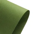 Green embossed waterproof flower wrapping paper, ideal for floral DIY crafts and bouquet packaging. - 10 Sheets; 53*53cm / Glass Green