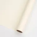 Roll solid color waterproof flower wrapping paper, minimalist floral bouquet DIY material. - Off White / 58cm*10m/Roll