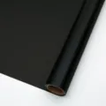 Premium matte black floral wrapping paper roll for DIY bouquet packaging and craft projects. - Black / 58cm*10m/Roll
