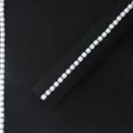 White pearl trim ribbon for bouquet wrapping, DIY handmade craft accessory and gift decoration. - Flower Wrapping Paper / 5 Sheets/Pack (53x58cm) / Black