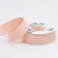 Pink satin ribbon roll for gift wrapping, floral packaging, and wedding DIY crafts. - 2.5cm / Deep Pink