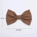 Brown decorative bow accessory for gift wrapping and stylish DIY crafts, elegant size. - Large Dark Coffee, 5 Pcs/Pack, 1 Pack