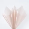 Maillard style translucent floral wrapping paper for DIY bouquet packaging and gift wrapping 1pc - Almond Milk Tea / 20 Pieces/Pack (58x58cm)