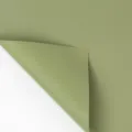 Matte floral wrapping paper waterproof Korean style single color bouquet packaging material - Matcha Green