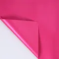Hot pink waterproof matte floral wrapping paper, Korean style single color bouquet wrap. - Raspberry