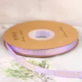 2.5cm hot stamping ribbon love english letters grosgrain ribbon flower packaging diy bow - Width 1cm * Length 45 Yards / Light Purple