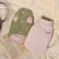 Omkeerbaar Fleece Ruitjes Huisdier Vest Winter Warm Kleding Kleine Honden En Katten - XS / Roze Geruit