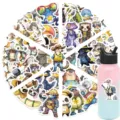 Cute animal stickers pack waterproof vinyl decals for laptop phone case journaling luggage - Default