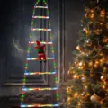 LED Santa climbing ladder lights Christmas decorative string lights atmosphere setup - 1.7m Multicolor / USB-A