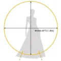 Support d'arche de ballon rond en métal 1.8m cadre de fond de mariage pour déco florale. - Or glacé, 1,8 m / 6 ft (9 sections, 63 cm chacune)
