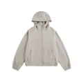 Waffelstrick Kapuzen Cardigan Jacke Unisex Freizeit Full Zip Oberbekleidung Herbst Winter - S / Oberteile / Khaki