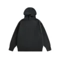 Schwarzer Herren Kapuzen Rollkragen Strickpullover einfarbig, warmer Winter Pullover. - S / Dunkelgrau