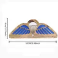 Tactical embroidered military parachute wings patch 10x4cm tactical morale badge - M00372-2 UK Paratrooper (Laser Cut Fabric)