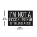 Grappige geborduurde patch met klittenband, humoristische slogan badge voor jassen en tassen. - Dokter Slogan