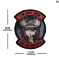 Tactical morale patch with anime sniper design, embroidered military arm badge for outdoor gear. - Tactical Anime Girl (Red Bottom)