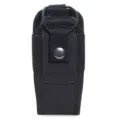 Bolsa tactica MOLLE negra, fundas de telefono de nylon y soporte para walkie talkie de exterior. - Negro
