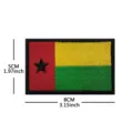 Guinea-Bissau national flag embroidered velcro patch tactical badge military morale patch - V90600-1 Guinea-Bissau
