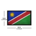 Namibia flag embroidered patch tactical hook and loop military badge tactical morale patch. - V90605-1 Namibia