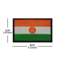 Niger national flag embroidered patch velcro tactical badge for outdoor backpack apparel - V90612-1 Niger