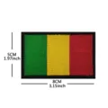 Mali national flag embroidered patch velcro tactical badge for outdoor backpacks and clothes. - V90616-1 Mali