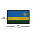 Rwanda national flag embroidered patch tactical military morale badge appliques 8x5cm - Rwanda Flag Patch