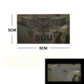 Tactical SDU Flying Tigers morale patch, multi-cam fabric military badge with hook and loop. - SDU Flying Tiger