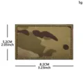 Tactical morale patch detail view showing multicam pattern, size 5.2x8.2cm embroidery badge. - Square Blank DIY (8x5cm) / 8x5cm / CP Camouflage
