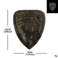 Τακτικό σήμα παραλλαγής NATO Otan NRF, κεντημένο patch κλαμπ ψαρέματος 10x8cm. - Aetós CP Maúro
