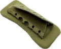 Almohadilla táctica para hombro, cojín de mochila transpirable cortado por láser para chaleco. - Verde Militar