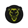 Reflective Lion Tactical Morale Patch Glow in Dark Military Velcro Badge for Backpack Jacket - Reflective Lion Head (M00350-2) / Black Green
