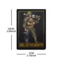 Long live the infantry tactical morale patch embroidered badge for backpack jacket. - Printed Tactical Soldier (1# Boonie Hat)