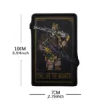 Tactical military skeleton embroidered patch with hook and loop backing for jackets and vests. - Printed Tactical Soldier (2# Crown Hat)