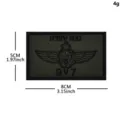 Israeli Netzah Yehuda military tactical embroidered patch with lion emblem, 8x5cm size. - Israeli Brigade (Lion Head Wings 97) / Olive Green
